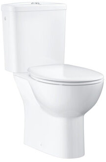 GROHE Bau Ceramic wc-pakket duoblokcombinatie PK inclusief wc bril met softclose, Alpine wit