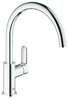 GROHE BauEdge Keukenkraan - hoge draaibare uitloop - chroom - 31367001
