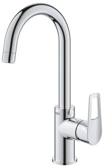 GROHE BauLoop 1-gats wastafelkraan L-size m. waste chroom