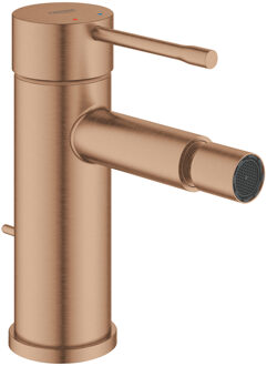 GROHE Bidetkraan Essence New 1-gats Small met Waste met 28 mm Cartouche Brushed Warm Sunset