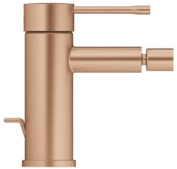 GROHE Bidetkraan Essence New 1-gats Small met Waste met 28 mm Cartouche Brushed Warm Sunset