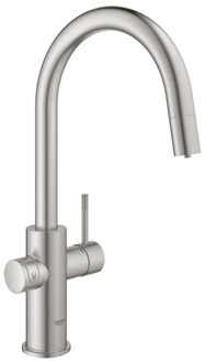 GROHE Blue Supersteel Bruisendwaterkraan C-uitloop