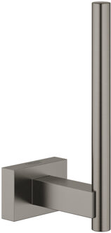 GROHE Closetrolhouder GROHE Essentials Cube Hard Graphite Geborsteld Grafiet