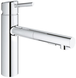 GROHE Concetto Keukenkraan - Medium uitloop - Met uittrekbare handdouche - Chroom