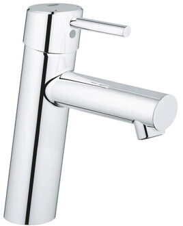 GROHE Concetto M-Size wastafelkraan met push-open waste 19 cm, chroom