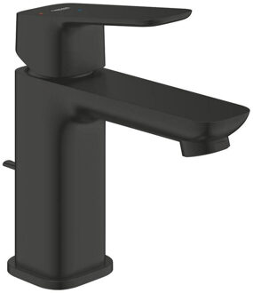 GROHE Cubeo Wastafelmengkraan - S-size - uitloop 10.6cm - opbouw - zwart mat 1017302430