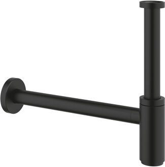 GROHE designsifon 1 1/4'' phantom black - zwart mat