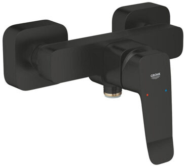 GROHE Dice Douchemengkraan - opbouw - mat zwart 1018742430 Zwart mat