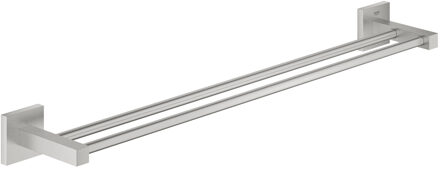 GROHE Dubbele Handdoekhouder GROHE Start Cube 600 Mm, Supersteel RVS