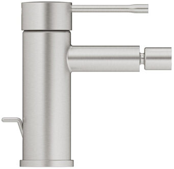 GROHE Essence New Bidetkraan - Lage uitloop - Met trek-waste - SuperSteel