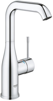 GROHE Essence New Wastafelkraan - hoge draaibare uitloop - zonder waste - chroom - 23541001