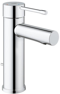 GROHE Essence New Wastafelkraan - lage uitloop - met trekwaste - chroom - 23379001