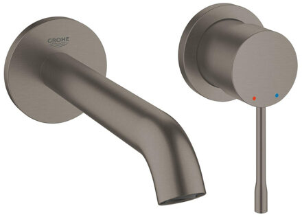 GROHE Essence Wastafelkraan Inbouw - uitloop 18.3cm - M-size - Brushed Hard Graphite 29192AL1 Hard graphite geborsteld (antraciet)