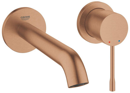GROHE Essence Wastafelkraan Inbouw - uitloop 18.3cm - M-size - Brushed Warm Sunset 29192DL1 Warm Sunset geborsteld (koper)