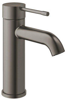 GROHE Essence Wastafelkraan Opbouw - uitloop 11.6cm - S-size - gladde body - brushed hard graphite 24172AL1 Hard graphite geborsteld (antraciet)