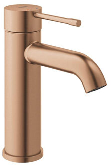 GROHE Essence Wastafelkraan Opbouw - uitloop 11.6cm - S-size - gladde body - brushed warm sunset 24172DL1 Warm Sunset geborsteld (koper)