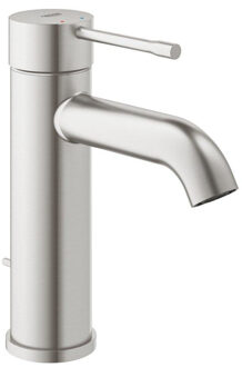 GROHE Essence Wastafelkraan Opbouw - uitloop 11.6cm - S-size - waste - supersteel 24171DC1 Supersteel geborsteld (RVS)