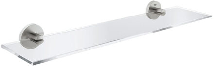 GROHE Essentials glazen opzetplankje - 600 mm - RVS
