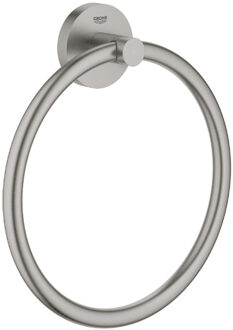 GROHE Essentials Handdoekring - supersteel (RVS look) - Ø 18 cm - 40365DC1