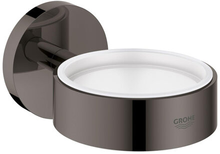 GROHE Essentials Houder voor zeepdispenser of glas - Wandbevestiging - Hard graphite (antraciet glanzend)