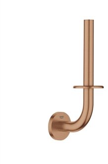 GROHE Essentials reserverolhouder - WC-rol houder voor 1 rol -Warm sunset geborsteld (mat brons)- Metaal
