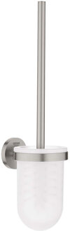 GROHE Essentials Toiletborstelset (wandmodel) - Supersteel (rvs)