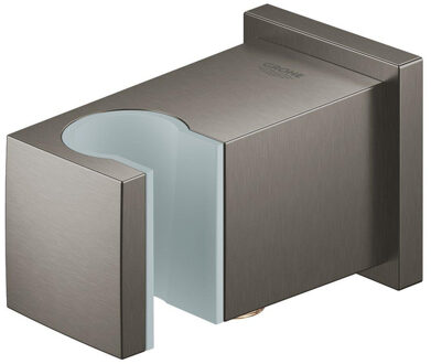 GROHE Euphoria Cube Douche wandaansluitbocht met wandhouder - Hard Graphite - 26370AL0