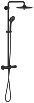 GROHE Euphoria systeem 260 douchesyst. thermostaatkr ph.black 27615kf2 Zwart mat