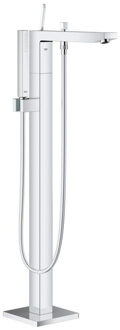 GROHE Eurocube Joy Freestander badkraan met omstel met douchehouder met handdouche en doucheslang 125cm chroom 23667001