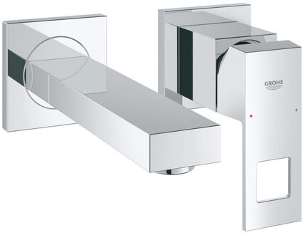 GROHE Eurocube Wandgemonteerde Inbouw Wastafelkraan - Korte uitloop - Exclusief inbouwdeel - Chroom