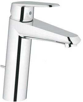 GROHE Eurodisc Cosmopolitan Wastafelkraan - Medium uitloop - Met trek-waste - Chroom