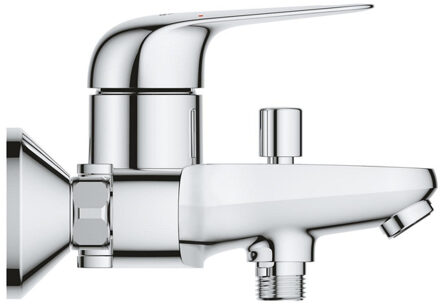 GROHE Euroeco Badmengkraan - opbouw - eengreeps - met omstel - chroom 32743001