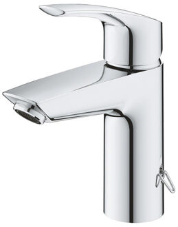 GROHE Eurosmart waterbesparende wastafelkraan s-size met ketting chroom 23372003