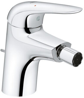 GROHE Eurostyle New 1 gats bidetkraan S size met waste met gesloten greep chroom 23720003