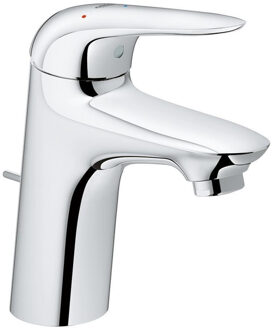 GROHE Eurostyle New 1 gats wastafelkraan M size ES met waste met gesloten greep chroom