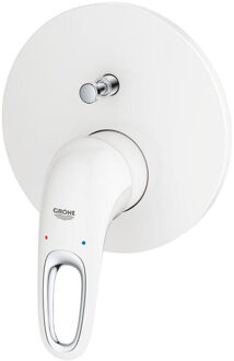 GROHE Eurostyle New afbouwdeel v. inbouw badkraan met omstel m. open greep chroom/wit 24049LS3 24049ls3 Chroom / wit