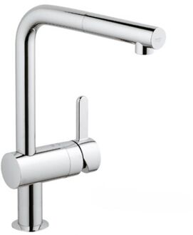 GROHE Flair Keukenkraan - L-Uitloop - Met uittrekbare mousseur - 1 straalstand - Chroom