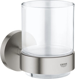 GROHE Glas GROHE Start Met Houder Supersteel RVS