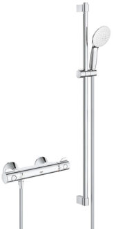 GROHE Grohtherm 800 comfortset 150mm met koppelingen 90cm chroom 34566002