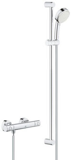 GROHE Grohtherm 800 Cosmopolitan Comfortset - 900mm - incl. koppelingen - chroom - 34769000