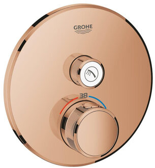 GROHE Grohtherm SmartControl afdekset voor douchethermostaat rond, warm sunset