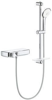 GROHE Grohtherm Smartcontrol douchekraan - Met doucheset - 15 cm hartafstand - Douchestang 60 cm