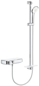 GROHE Grohtherm Smartcontrol douchekraan - Met doucheset - 15 cm hartafstand - Douchestang 90 cm