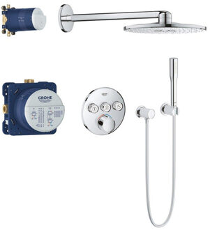 GROHE Grohtherm SmartControl doucheset - Inbouw regendouche - ø 31 cm - Met mengkraan - 34709000