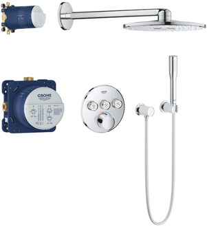 GROHE Grohtherm SmartControl doucheset - Inbouw regendouche - ø 31 cm - Met mengkraan - 34709000