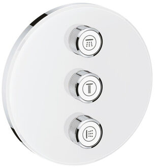 GROHE Grohtherm SmartControl - Drievoudig opbouwdeel - Volume (stopkraan) - Rond - Wit