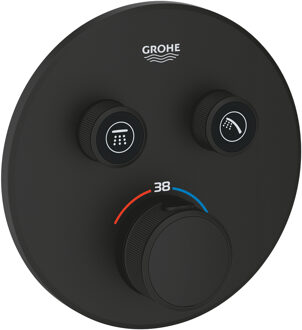 GROHE Grohtherm SmartControl Inbouwmengkraan 29507KF0 Phantom black (Zwart mat)