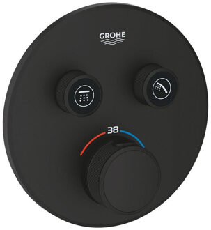 GROHE Grohtherm SmartControl Inbouwmengkraan 29507KF0 Phantom black (Zwart mat)