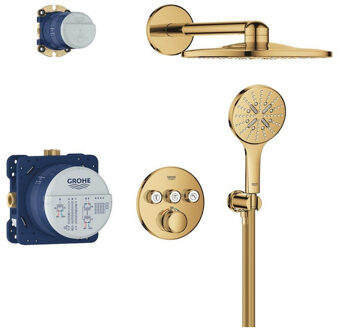 GROHE Grohtherm smartcontrol Perfect showerset compleet cool sunrise 34863gl0 Cool sunrise glans (goud)