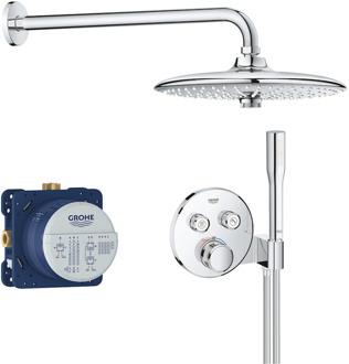 GROHE Grohtherm SmartControl Perfecte inbouw doucheset - ø 26cm - met thermostaat - chroom - 34744000